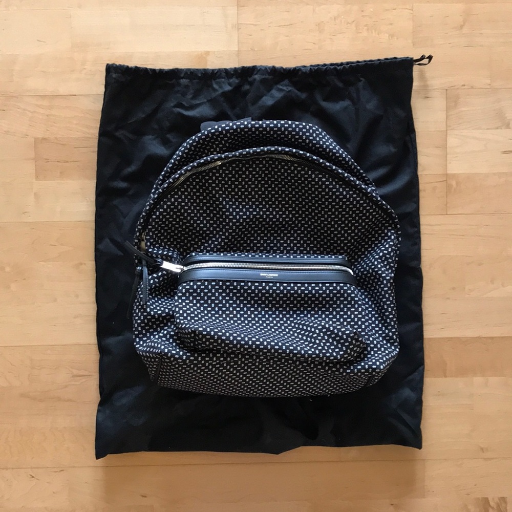 Saint Laurent Classic City Backpack (Dollar Sign)